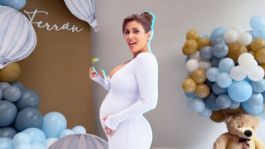 Foto que representa a Así fue el lujoso baby shower de Sofía Rivera a dos meses de dar a luz: FOTOS