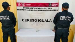 Foto que representa a Decomisan presunta droga en el CERESO de Iguala, Guerrero