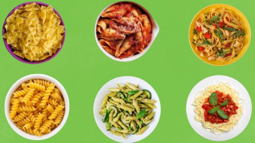 Test: escoge la pasta que más te guste y te diré un secreto de tu personalidad