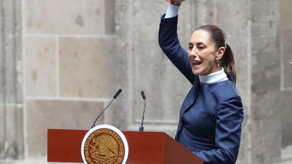 La Presidenta Claudia Sheinbaum, este lunes 3 de febrero.