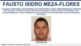 Foto que representa a El Chapo Isidro es agregado a la lista de los 10 fugitivos más buscados del FBI