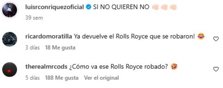 luis r conriquez carro rolls royce