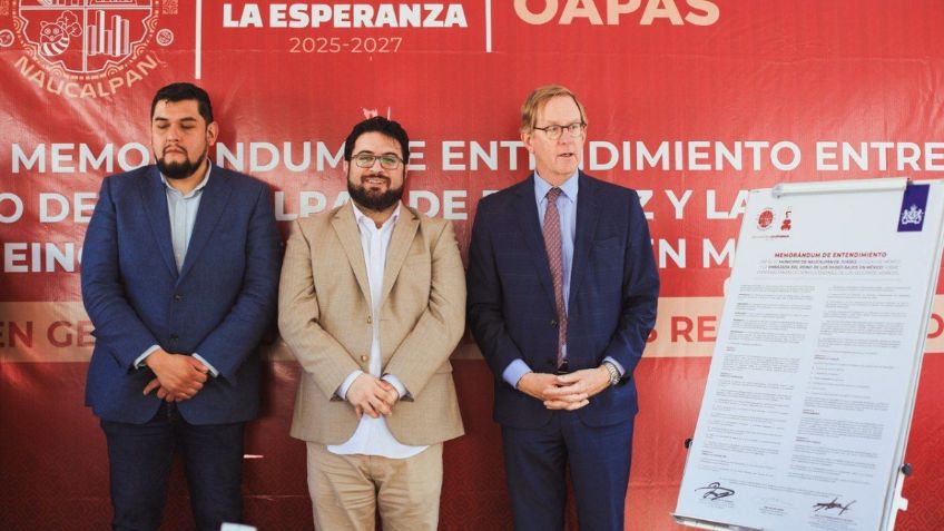 Gobierno de Naucalpan, encabezado por Isaac Montoya, impulsa justicia hídrica: firma acuerdo con Países Bajos