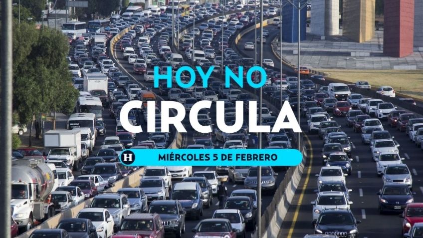 Hoy No Circula: ¿qué autos descansan este MIÉRCOLES 5 de febrero en CDMX y Edomex?