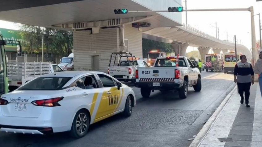 Muere mujer tras caer de techo en estación del Tren Ligero en Tlaquepaque