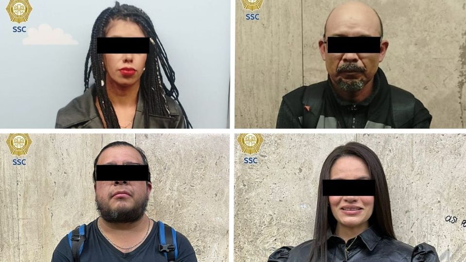 Dos mujeres y dos hombres resultaron detendios por los hechos