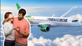 Foto que representa a 14 de febrero: Mexicana de Aviación ofrece vuelos con 50% de descuento en el Día del Amor y la Amistad