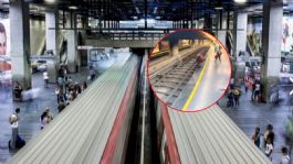 Foto que representa a IMÁGENES FUERTES: hombre sobrevive de milagro tras lanzarse al paso tren, le pasó por encima