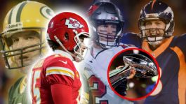 Foto que representa a Patrick Mahomes NO es el jugador con más apariciones en el Super Bowl | Top 5 de máximos campeones