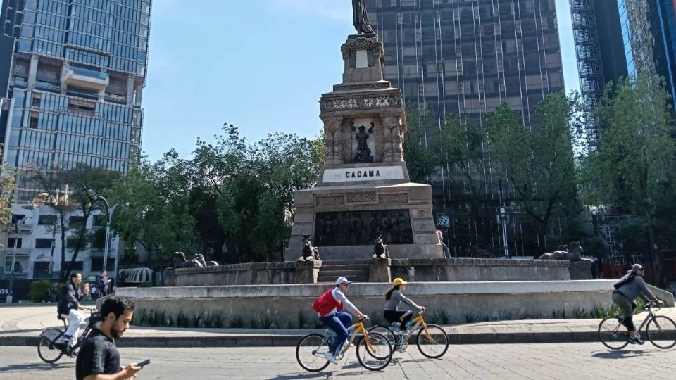 Paseo ciclista en CDMX