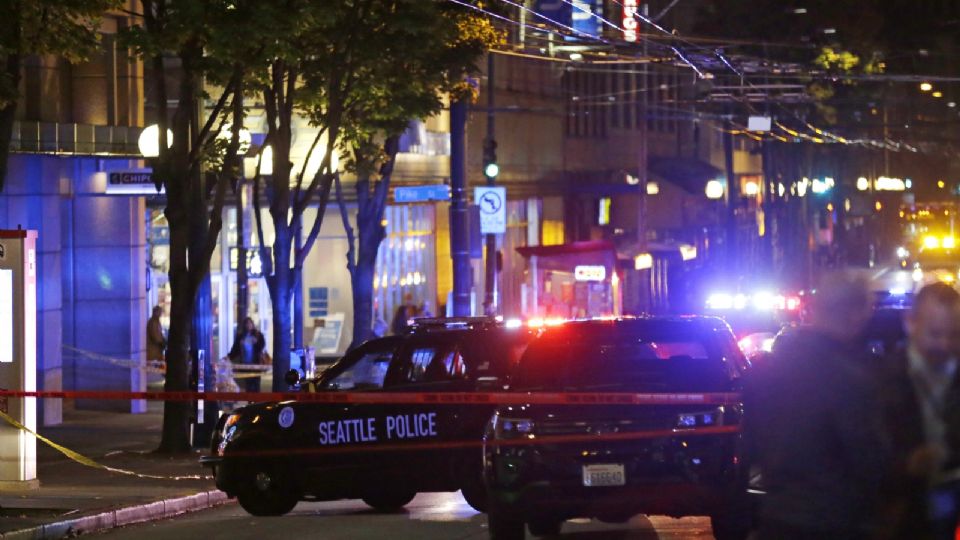 Vehículos de la Policía de Seattle, en una imagen de archivo.