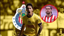 Foto que representa a Alex Zendejas, jugador del América, se burla de las Chivas y de Cade Cowell