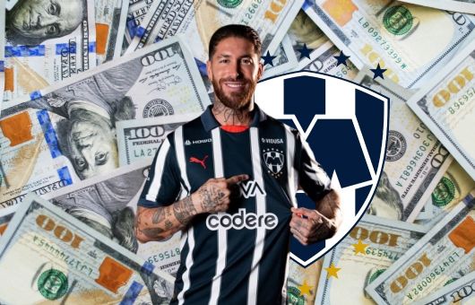 ¿Cuánto cuesta la playera de Sergio Ramos de Monterrey con el número 93?