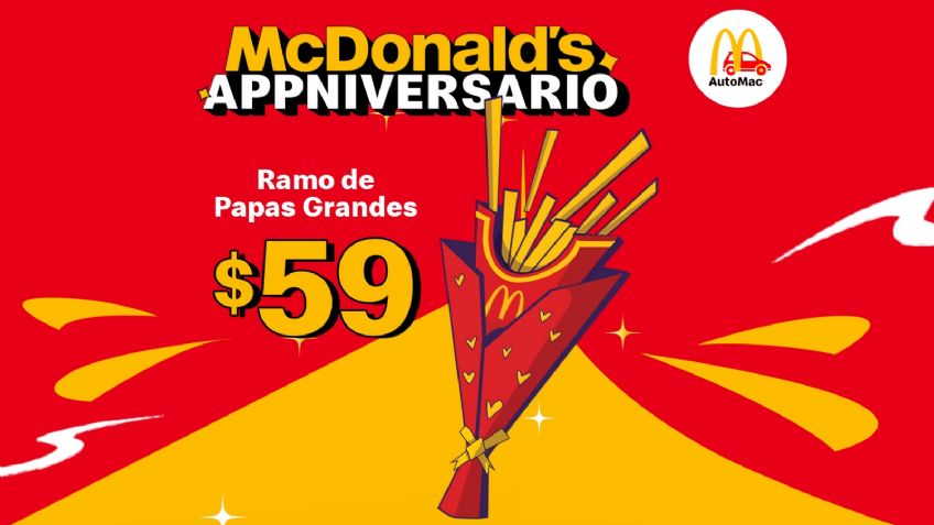 Este 14 de febrero 2025, díselo con papas: Vuelve por AutoMac en McDonald’s, el Ramo de Papas más romántico