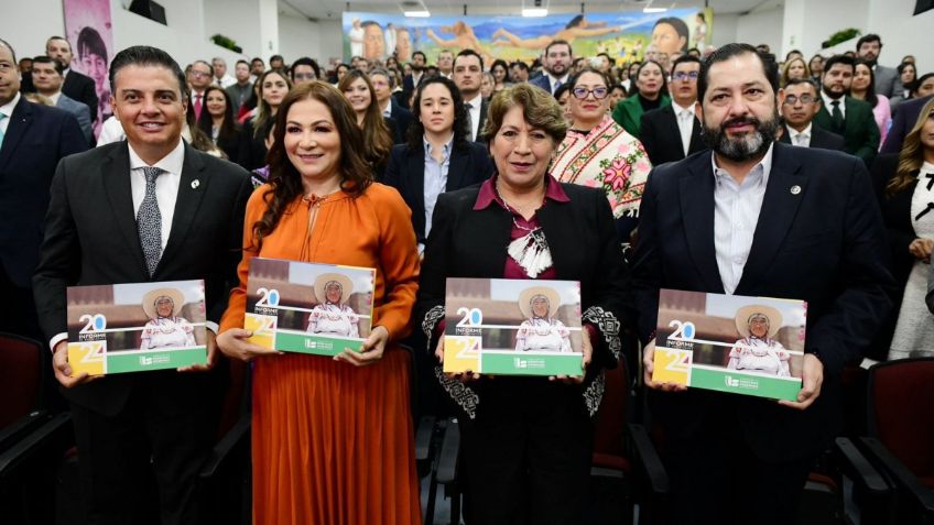 Delfina Gómez refrenda defensa a derechos humanos y Estado de Derecho