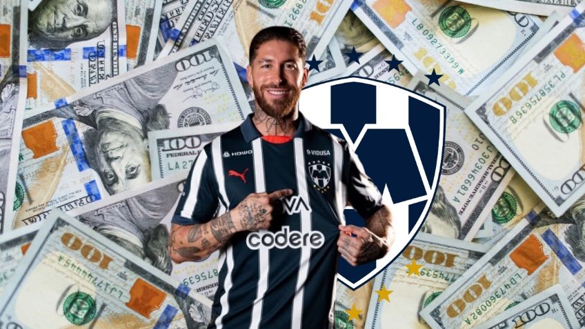 ¿Cuánto cuesta la playera de Sergio Ramos de Monterrey con el número 93?