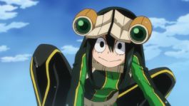 Foto que representa a Murió la Inteligencia Artificial: cómo se vería Froppy de My Hero Academia si fuera real estilo cosplay