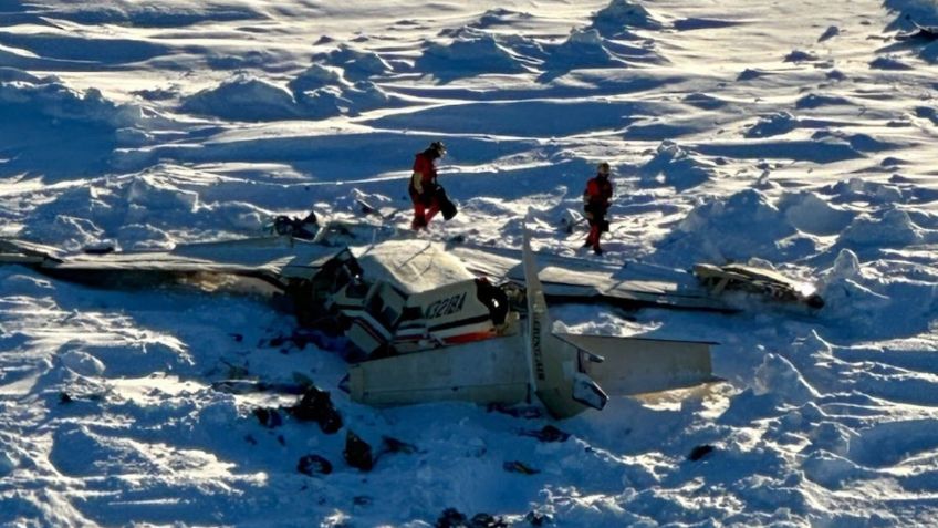 Localizan avioneta desaparecida en Alaska, reportan tres muertos