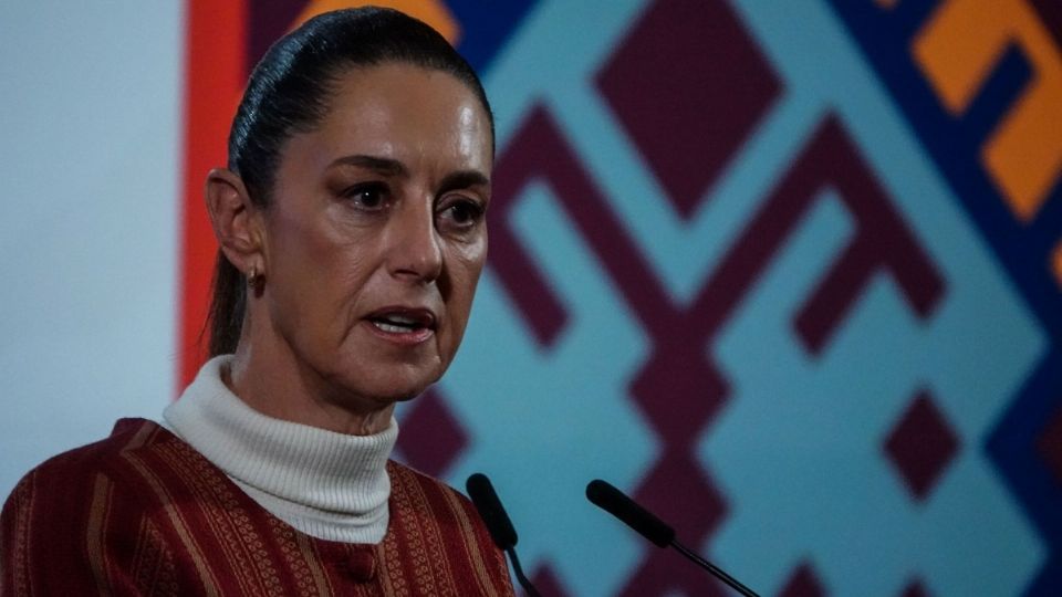 Presidenta de México, Claudia Sheinbaum Pardo durante conferencia de prensa