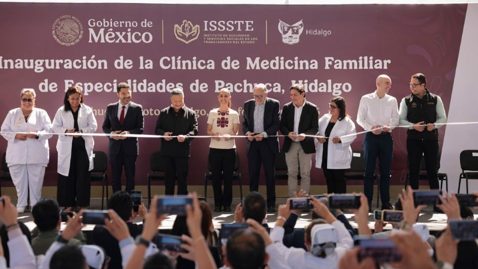 Destacó que la Clínica de Medicina Familiar de Especialidades del ISSSTE es una unidad de primer nivel en el que las y los derechohabientes podrán acceder a atención médica de primer nivel