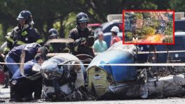 Foto que representa a Filtran VIDEO del momento exacto en el que una avioneta se estrella en las calles de Brasil