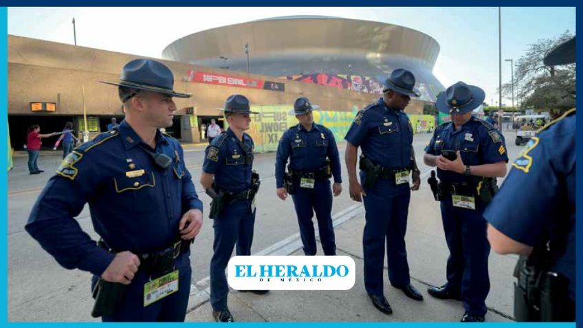 Seguridad a tope en Nueva Orleans para resguardar el Super Bowl LIX Chiefs vs. Eagles