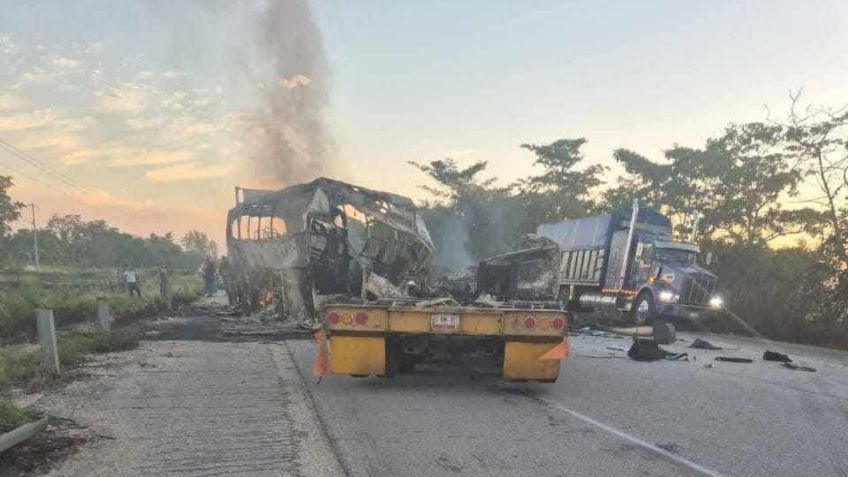 Gobierno de Tabasco ayudará a familiares de difuntos en accidente de autobús en Campeche