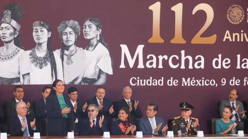 Ariadna Montiel destaca presencia femenina en el 112 Aniversario de la Marcha de la Lealtad