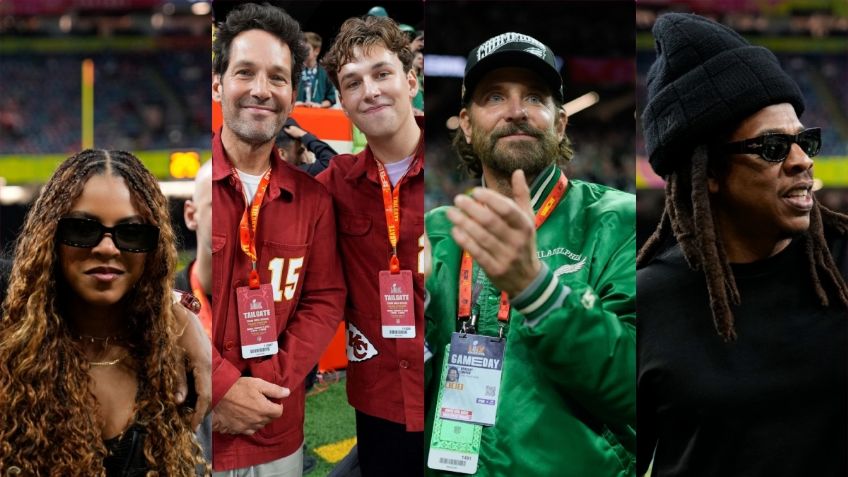 De Bradley Cooper a Lionel Messi, famosos se hacen presentes en el Super Bowl 2025