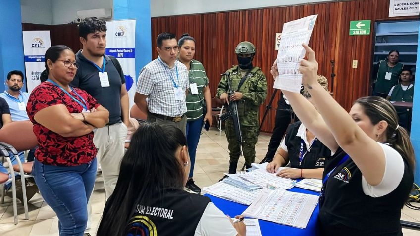 Ecuador cierra jornada de elecciones presidenciales: ¿quién lidera el conteo de votos, Noboa o González?