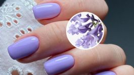 Foto que representa a Uñas color jacaranda, la tendencia para primavera 2025