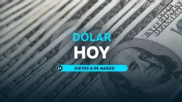 Foto que representa a ¿Cómo cierra el dólar HOY jueves 6 de marzo de 2025? | TIPO DE CAMBIO