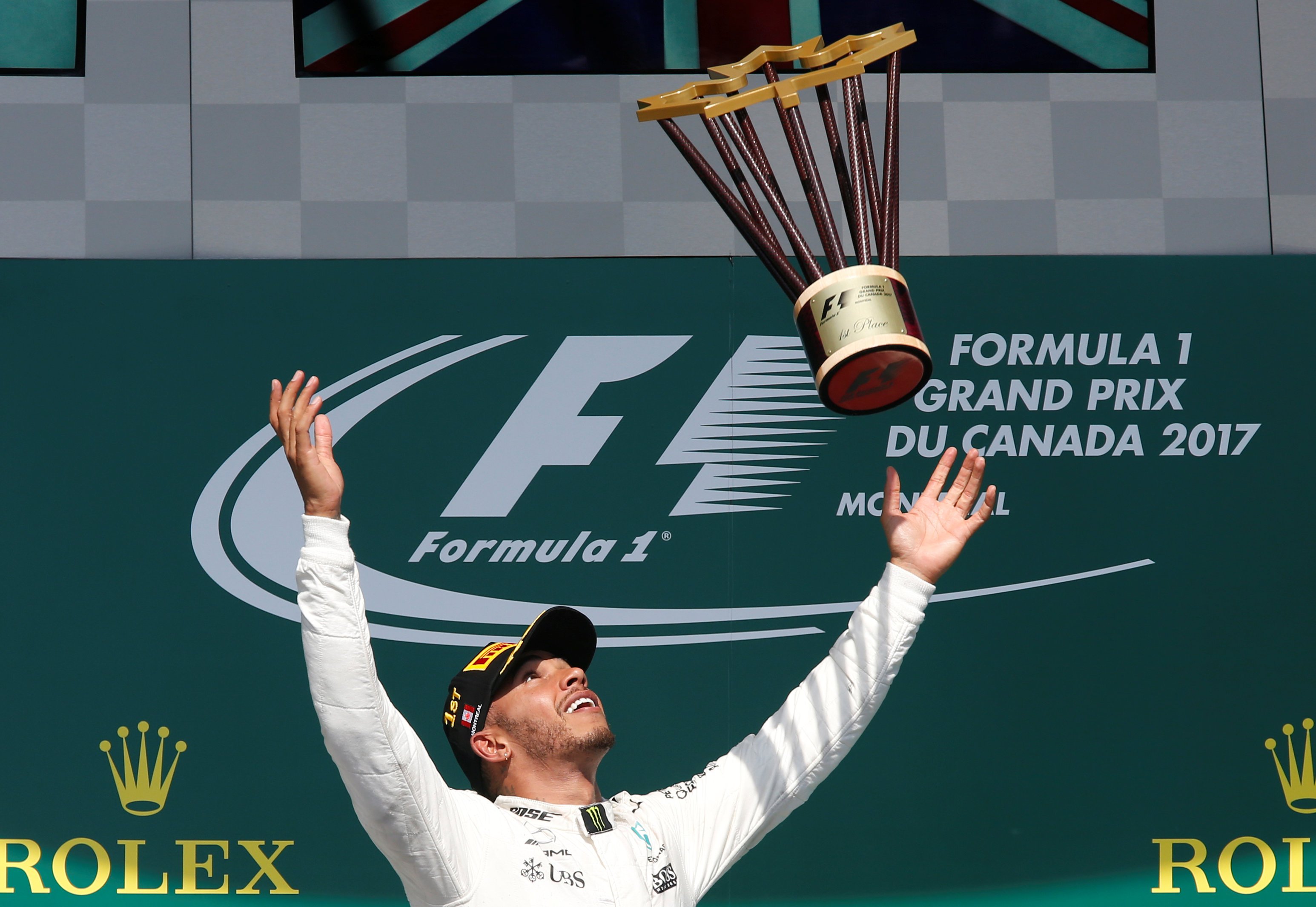 Lewis Hamilton, gana el GP de Canadá; @Reuters