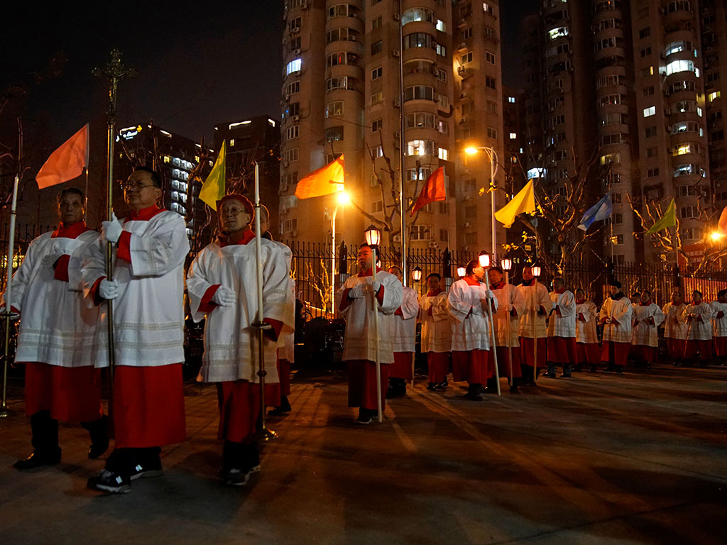 Católicos. Cristianismo en China