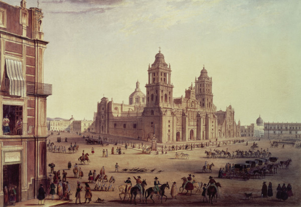 FOTO: Zócalo de la Ciudad de México, Siglo XIX