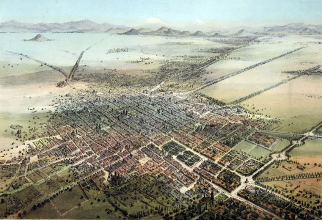 Obra realizada en 1855. Mapa: Casimiro Castro. 