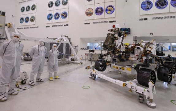 Rover Mars es propulsado por un reactor nuclear en miniatura. FOTO: Twitter