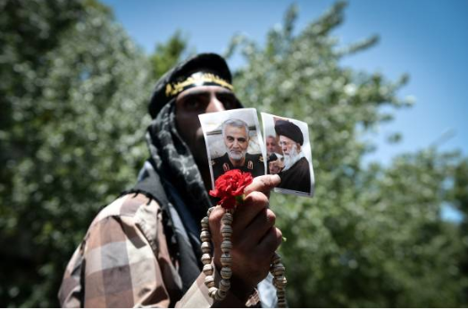 Protestas por el asesinato de Qasem Soleimani. Foto: Getty Images. 