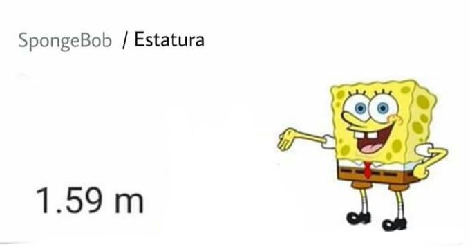 Estatura de Bob Esponja