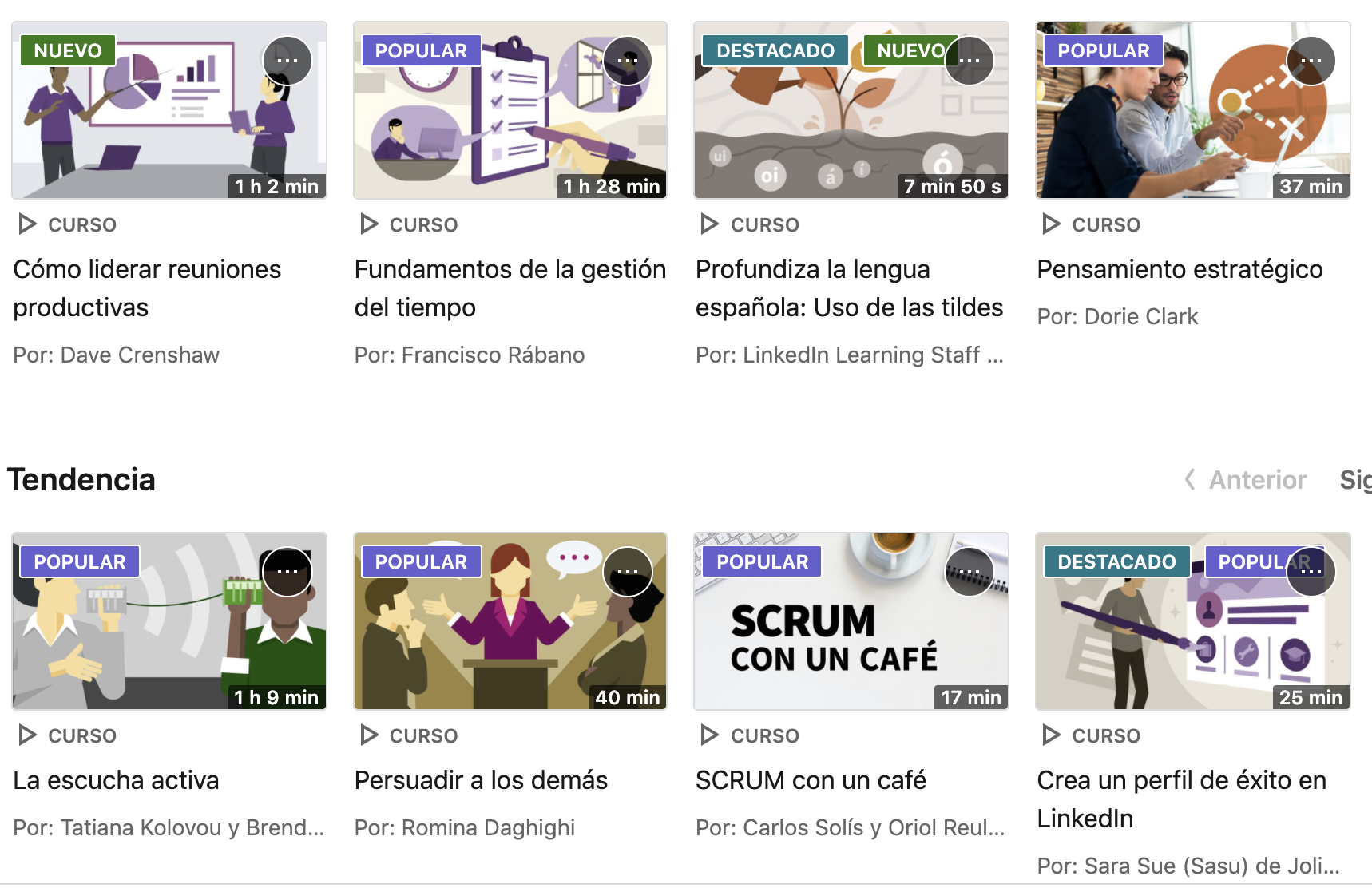 Cursos LinkedIn