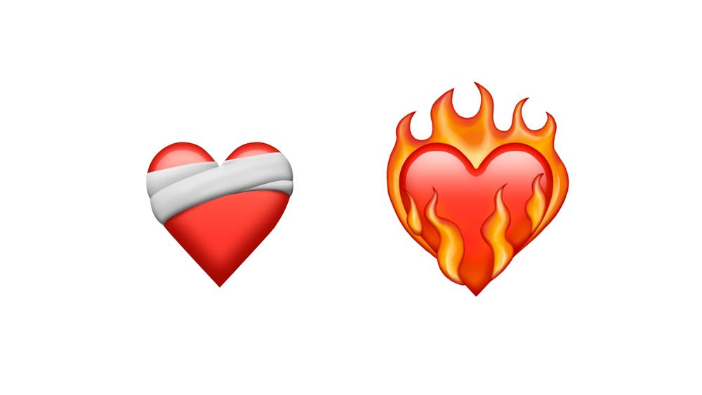 Habrá dos nuevos emojis de corazón